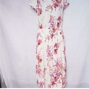 A NEW DAY Floral Pocket Midi Dress Sz. Medium